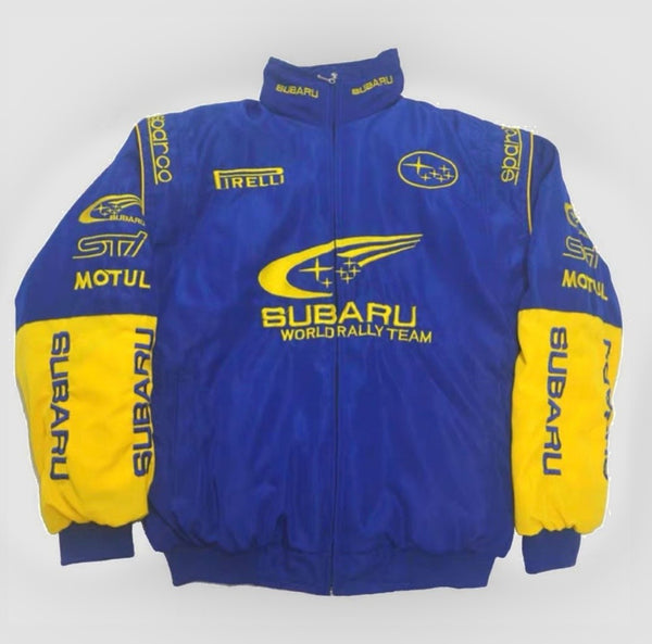 Retro “Blue Subaru” Rally Jacket