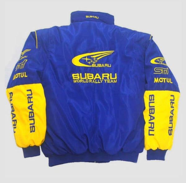 Retro “Blue Subaru” Rally Jacket